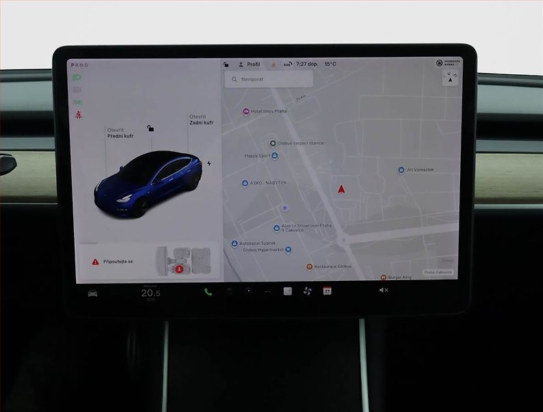 Tesla Model 3 (2019) Long Range RWD 78kWh, SoH 81% - fotka 12 z 22