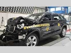 Nárazové testy Škody Kodiaq.