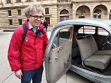 Automobil Z-5 Express ze sbírek Národního technického muzea, jímž jezdil nacisty popravený protektorátní premiér generál Alois Eliáš.
