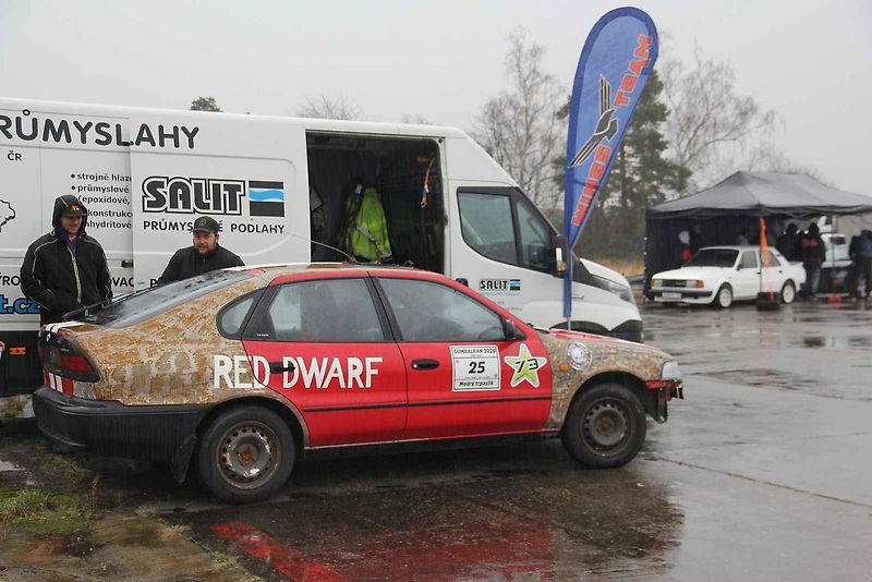 Rallyslalom 2024 Přerov na bochořském letišti.