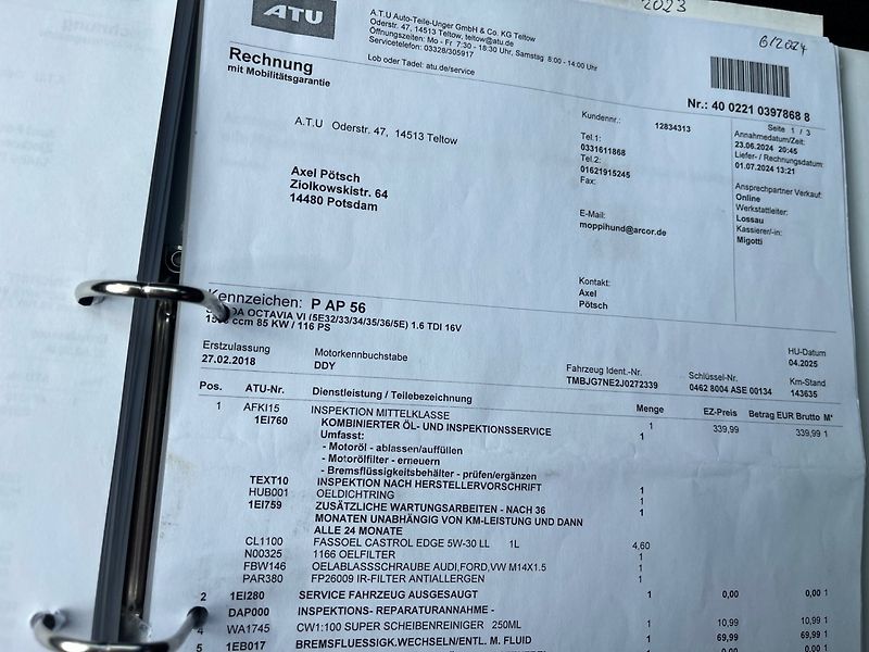 Škoda Octavia (2018) 1.6 TDi DSG WEBASTO rozvody - fotka 21 z 39