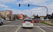 1. místo - světelná křižovatka silnic I/35 Velkomoravská a II/435 Roosveltova v Olomouci.