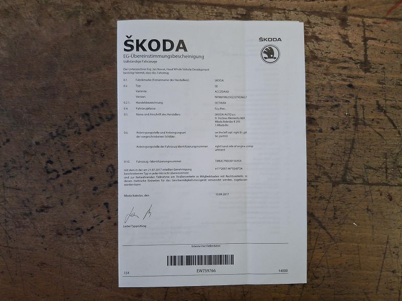 Škoda Octavia 1.4TSI 110 kw servisní histori - fotka 33 z 42