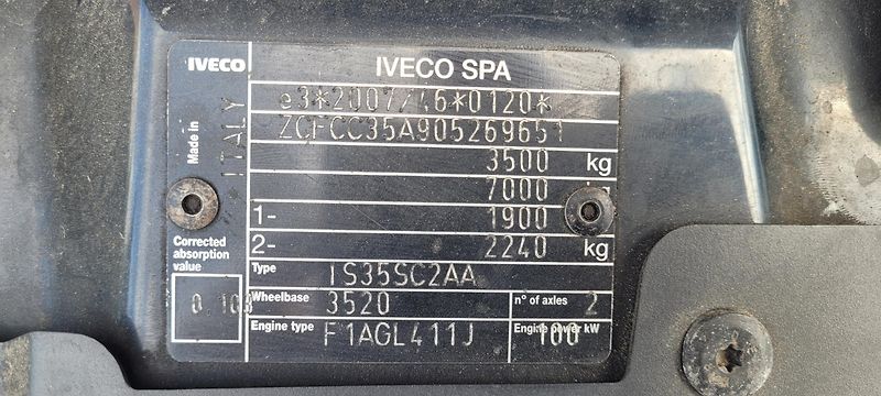 Iveco Daily (2019) 2,3TDi 100kW Diesel Automatik  - fotka 29 z 30