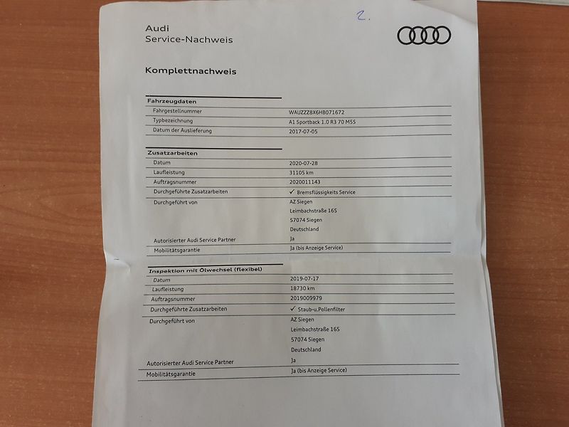 Audi A1 (2017) 1.0 12V TFSi Sportback - fotka 33 z 36