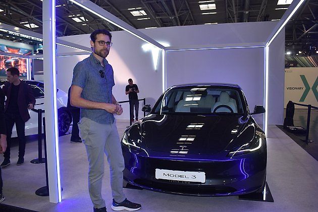 Stánek Tesla., zdroj: Deník/Radek Pecák