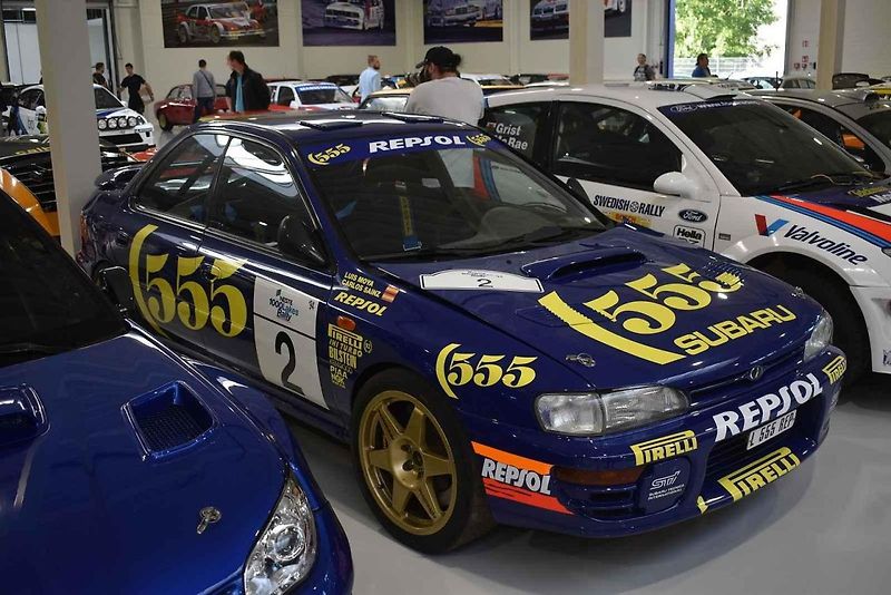 Francois Delecour u zapůjčeného vozu Alpine pro Rally Pačejov