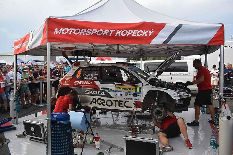 Jediný existující exemplář nové Fabie WRC stál při 