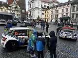 Start 58. ročníku Rallye Šumava na náměstí v Klatovech