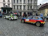 Start 58. ročníku Rallye Šumava na náměstí v Klatovech