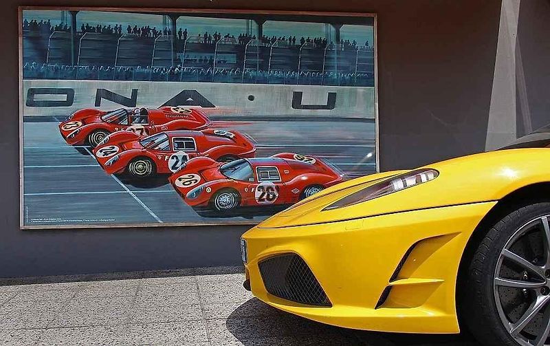Muzeum automobilky Ferrari.
