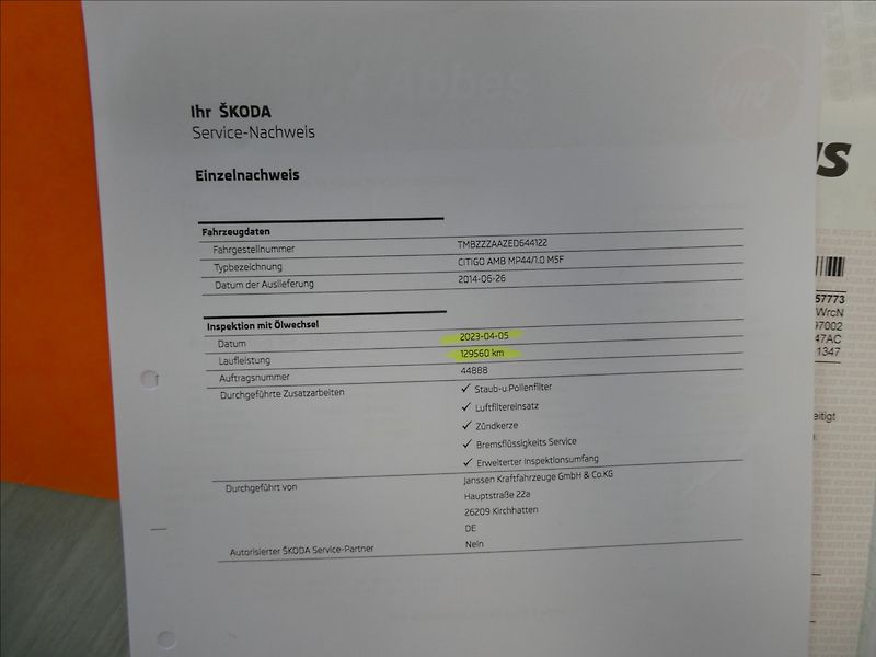 Škoda Citigo 1,0 MPi 44kW klima, serviska - fotka 33 z 36