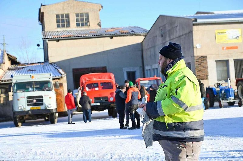 Přehlídka traktorů v Chmelišti. Foto: Richard Karban