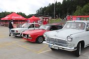 Na Centrální parkoviště P1 ve Skiareálu Ještěd se sjelo přes sedm desítek účastníků.