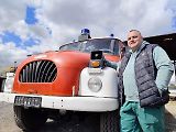 Brněnský sběratel Lukáš Fajtl získal legendární hasičskou cisternu Tatra 138. I díky pomoci Deníku. Před čtrnácti dny auto přivezl do Brna.