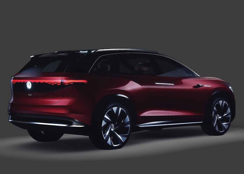 Koncept elektrického SUV Volkswagen ID. Roomzz