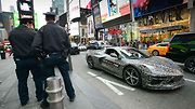Corvette C8 v ulicích NYC