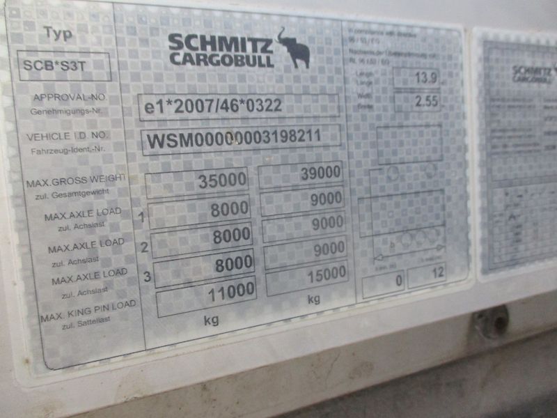Schmitz SPL 24/L - 13,62 E B Plato - fotka 18 z 26