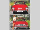 Reklamní letáky a prospekty na socialistické osobní automobily