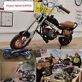 Malí šikovní mechanici z motokroužku při Středisku volného času Domeček ve Valašském Meziříčí sestrojili funkční mimimotorku. Jde o nejmenší ručně vyrobený motocykl ve stylu Chopper v ČR.
