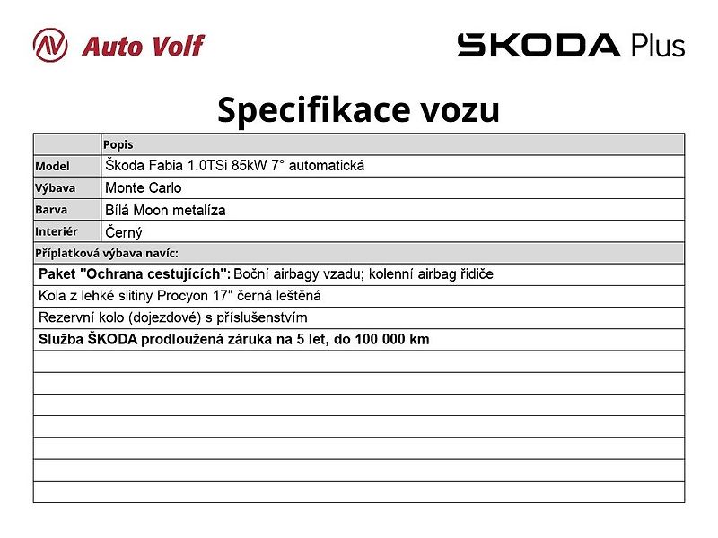 Škoda Fabia (2024) Monte Carlo 1.0TSi 85kW 7°auto - fotka 6 z 31