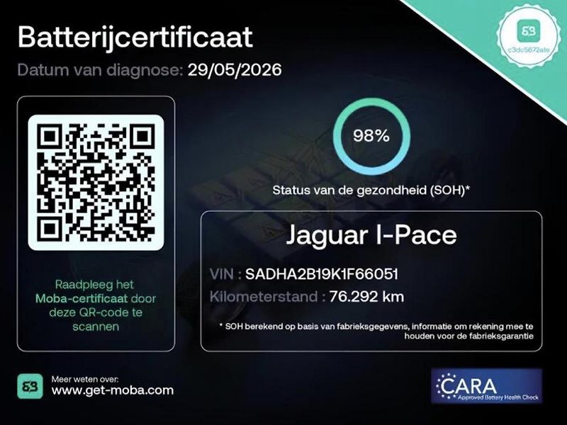 Jaguar I-Pace EV400 AWD HSE 90kWh SOH 98% - fotka 27 z 27
