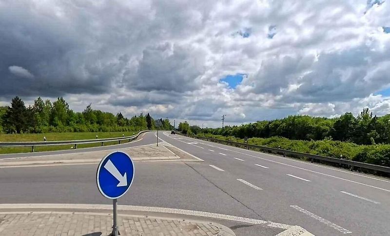 Riziková křižovatka silnice I/67 a I/59 v Karviné.