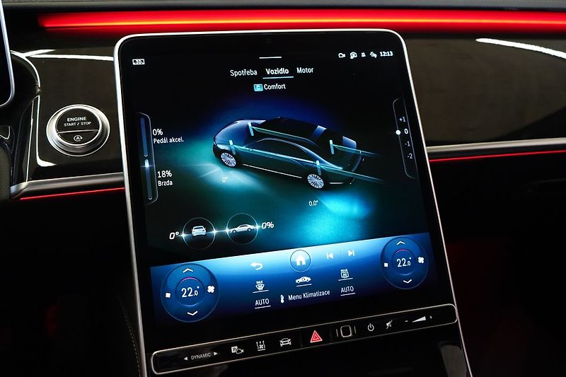 Mercedes-Benz Třídy S 400d 4MATIC L, AMG, Panorama - fotka 36 z 50
