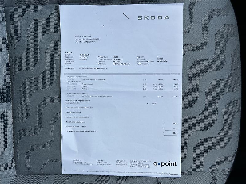 Škoda Fabia 1,4 i 63kW 75t km  Klima,Isofi - fotka 49 z 50