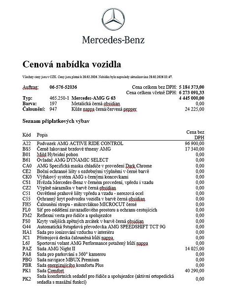 Mercedes-Benz Třídy G (2026) G63 AMG - fotka 25 z 27