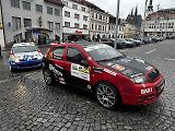 Start 58. ročníku Rallye Šumava na náměstí v Klatovech