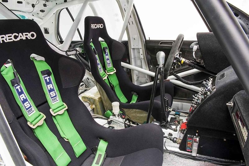 Fabia WRC při jednom z exhibičních podniků