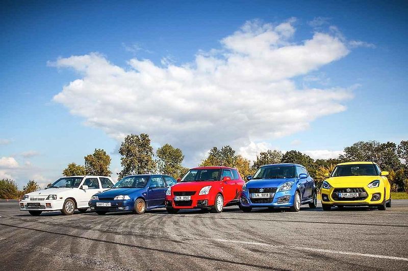 Málo známé typy Suzuki Swift
