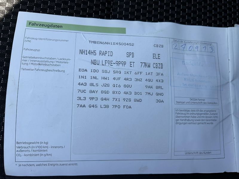 Škoda Rapid (2013) 1.2 TSi 77 KW nové rozvody - fotka 24 z 32