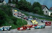 Sportovní prototypy při závodě 1000 km Nürburgring v roce 1973.