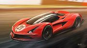 Ferrari 330 P4. Modernizovaná Le Mans placka si bere inspiraci v hypersportu LaFerrari a její extrémní verzi FXX K. I přesto má ale docela jednoduchý design odkazující na historii.