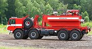 Tatra Force s nástavbou mobilní stříkačky MČS 400.