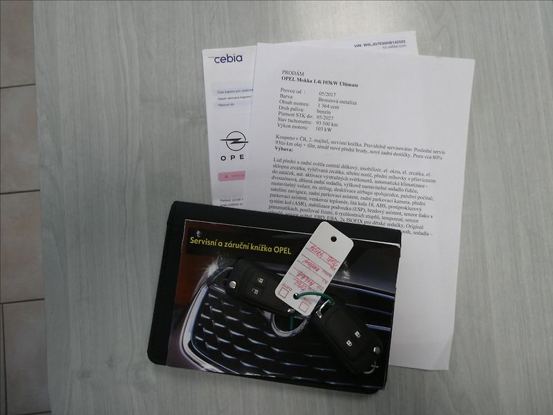 Opel Mokka 1,4 X T ULTIMATE, serviska, ČR - fotka 38 z 43