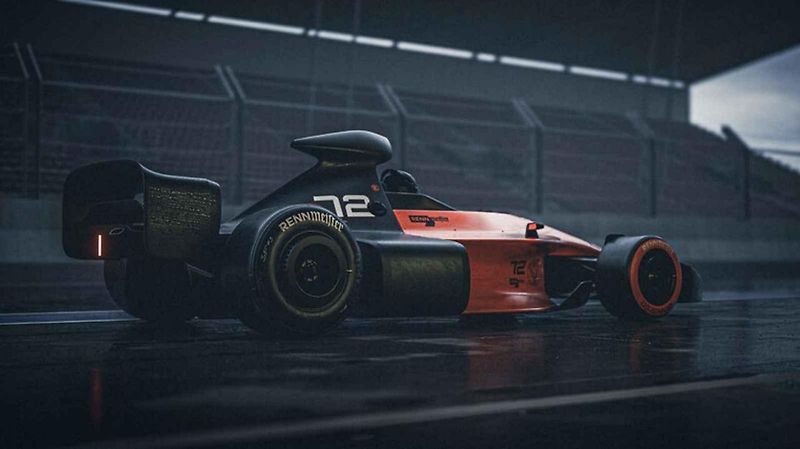 Model Formule Rennmeister od absolventa Fakulty designu a umění Ladislava Sutnara Lukáše Jagerčíka.