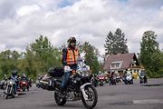 Motorkáři se sjeli na žehnání v bazilice v Jablonném.