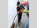Tak vypadaly hrátky s těžkou silniční technikou na náměstí v Havlíčkově Brodě. Podívejte se