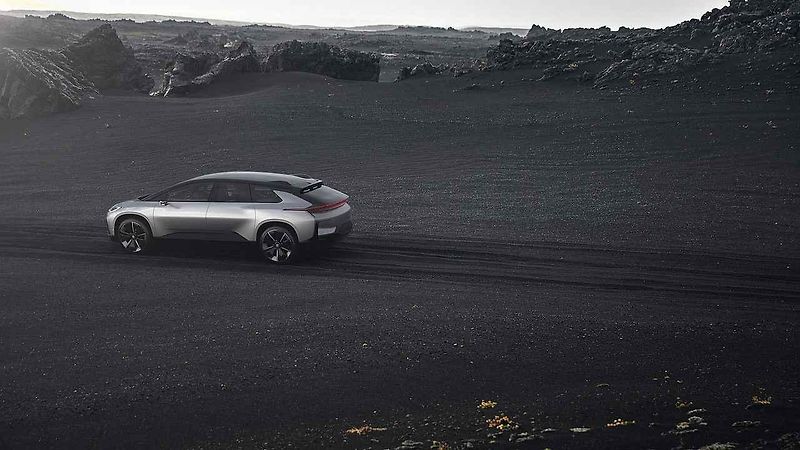 Faraday Future FF91 na Pikes Peak.