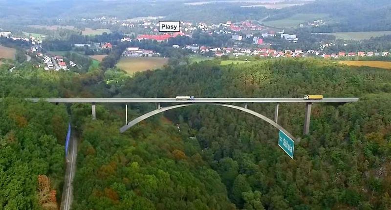 Budoucí most u Plas.