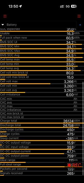 Tesla Model Y Standard Range LFP SOH 91% - fotka 26 z 26