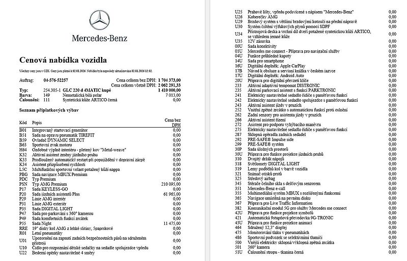 Mercedes-Benz GLC 220d 4M kupé, CZ - fotka 16 z 17