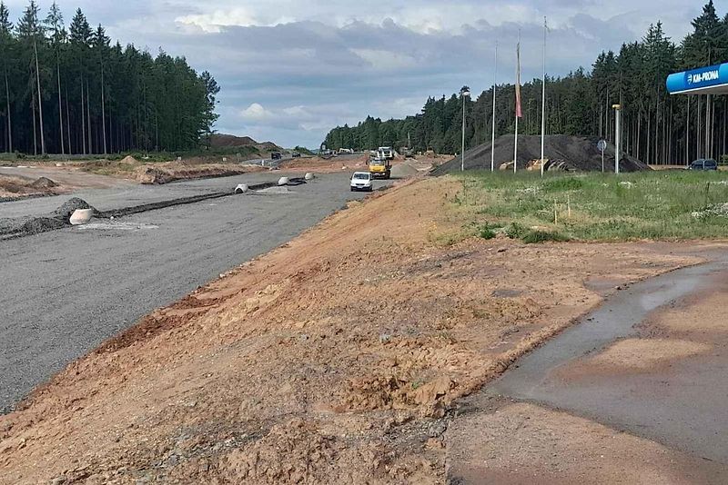 Otevření nového mostu na takzvané jesenické křižovatce. Pátek 16. května 2025.