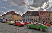 Setkání majitelů vozů Škoda 110R v Chebu.
