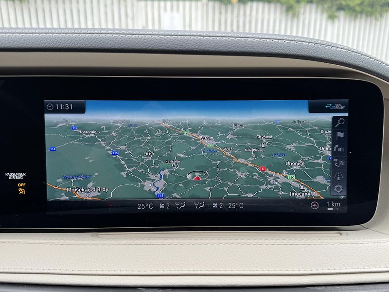 Mercedes-Benz Třídy S S400d-L-4M-AMG-R20-BURM-ČR - fotka 22 z 36