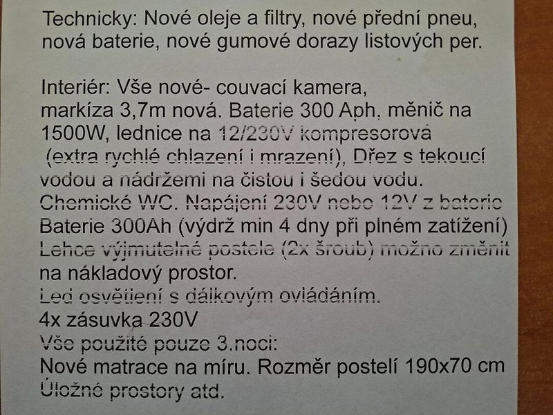 Citroën Jumper (2012) 3.0MJET 130kW -OBYTNÁ VESTAVBA - fotka 32 z 32