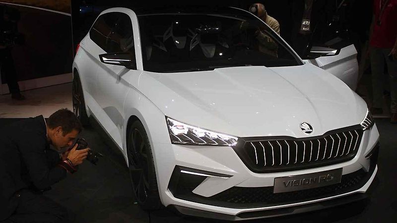 Škoda Vision RS je hatchback, který příští rok v umírněné podobě nahradí současný Rapid